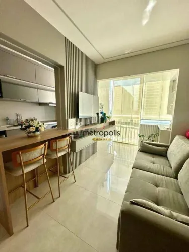 Apartamento com 2 dormitórios para alugar, 56 m² por R$ 7.500,00/mês - Cerâmica - São Caet