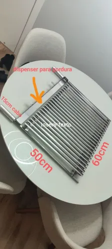 Grelha parrilla com reservatorio gordura NOVA