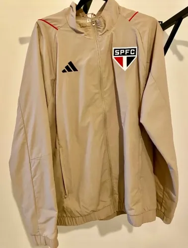 Jaqueta Adidas Sao Paulo Bege 2023