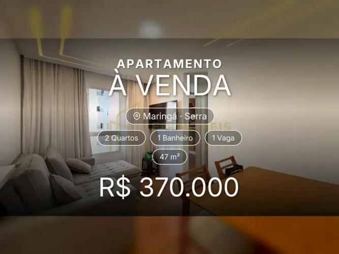 Maringá: Apartamento Moderno com 2 Quartos e Estrutura Completa