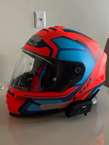 Capacete LS2 56 com comunicador