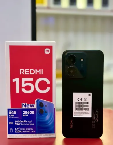 Redmi 15c Lacrado 256/08- Azul Verde Preto 