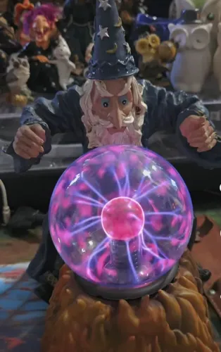 Globo de plasma com Mago funcionando perfeitamente
