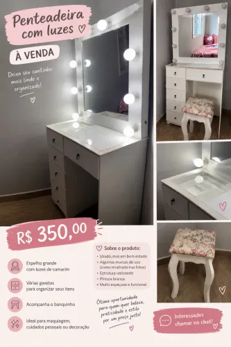 Penteadeira usada