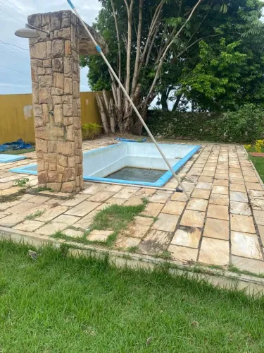 Pintura de piscinas de fibras