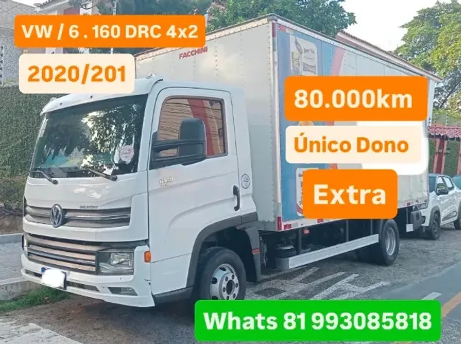 VW/6 . 160 DRC 4X2 2021 com apenas 80.000 km  rodados. Oportunidade 
