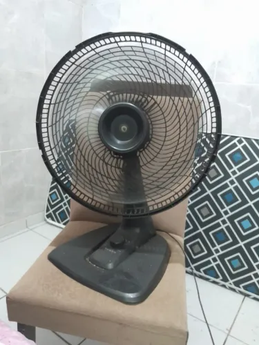 Ventilador e colchão