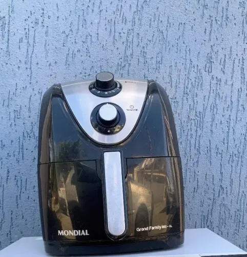 Airfryer Mondial Grand Family 5L Inox Usada - Funcionando