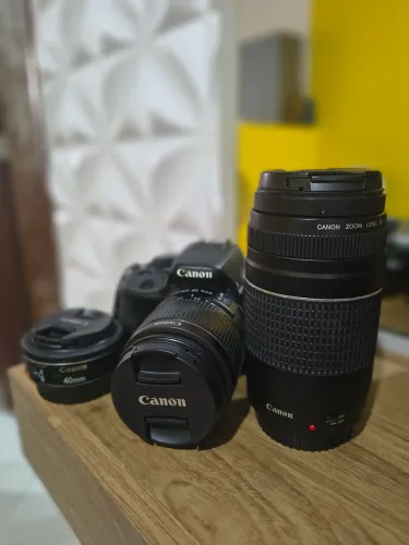 CÂMERA FOTOGRAFIA PROFISSIONAL DA CANON (KIT COMPLETO)