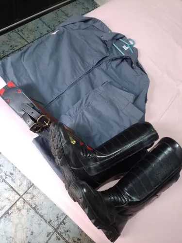 Farda bombeiro civil tamanho 2 bota 42