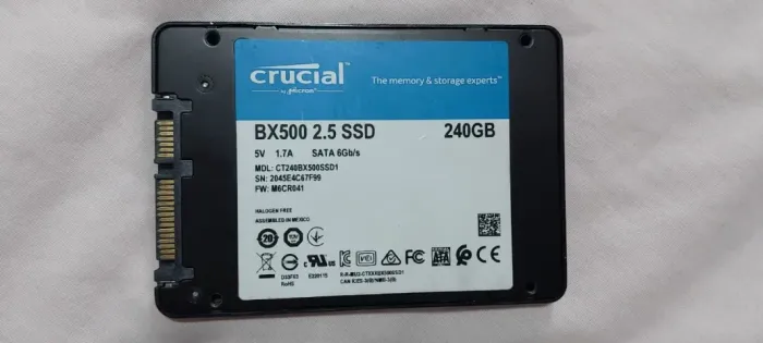SSD Sata Crucial 240gb
