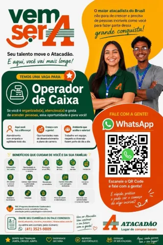 Vagas emprego atacadão - Av das torres