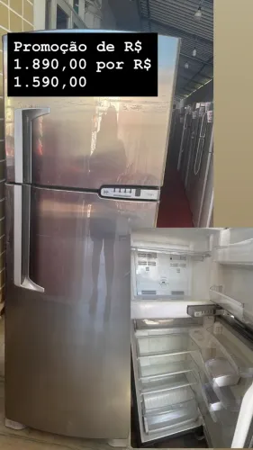geladeira inox brastemp