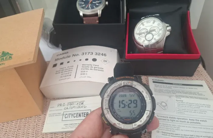 Casio Protrek PRG bateria solar