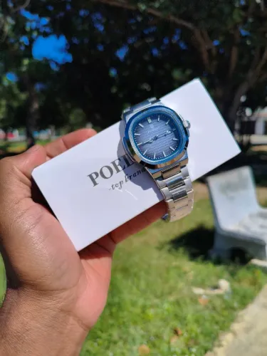Relógio de luxo Poedegar Aço Inoxidável 
