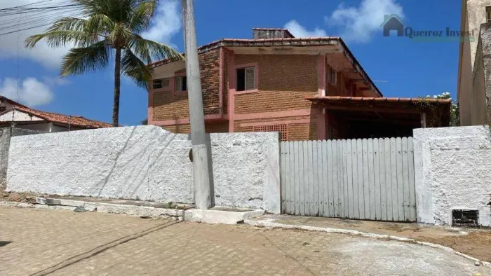 Casa pé na areia com 4 Quartos em Barra do Rio - Extremoz/RN (20 min do Aeroporto)