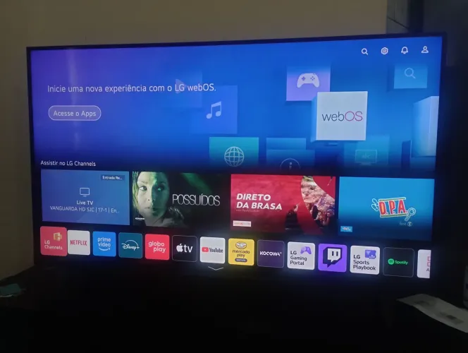 Smart Tv LG 55 4k Otimizador de Hames