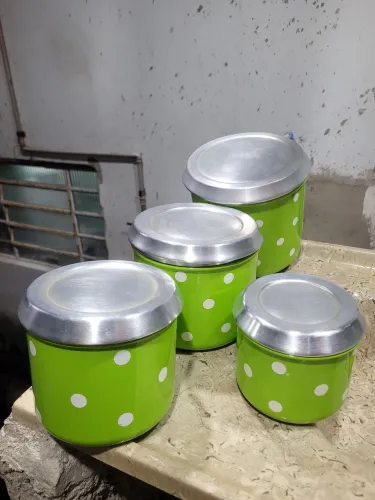 Conjunto de potes  de alumínio  top  $30 chama  no zap