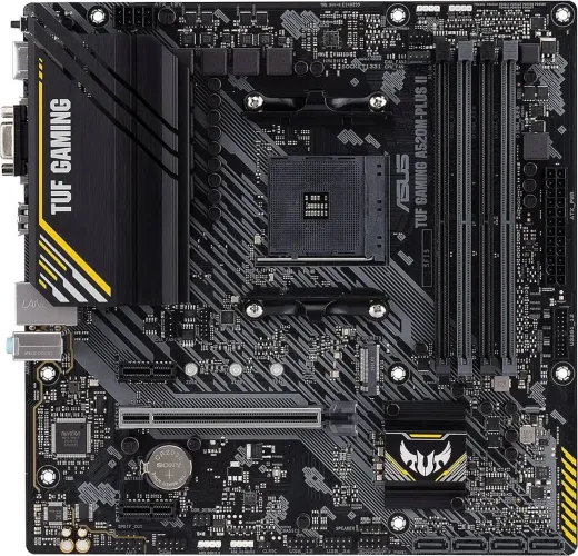 Placa Mãe Asus TUF Gaming A520M-PLUS II, Chipset A520, AMD AM4, mATX, DDR4