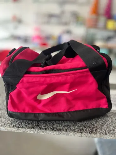 Bolsa Mala Nike Duffel Original Rosa - Nova (Academia / Viagem)