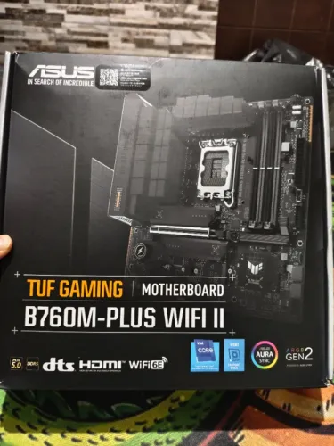 ASUS b760m plus wifi 2 DDR5 - 4 meses de uso - tem nota fiscal