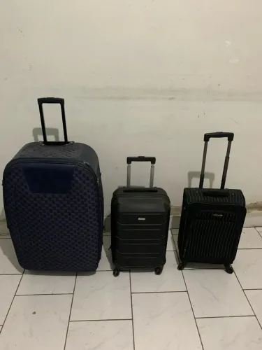 KIT COM TRÊS MALAS DE VISGEM 