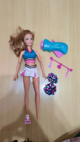 Barbie boneca Pompom divas VINTAGE 2007 líder de torcida cheerleader