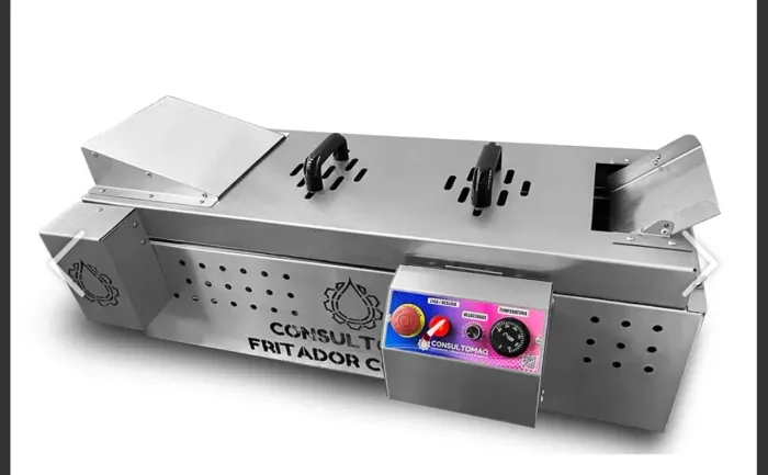 Fritadeira contínuo eletrônica