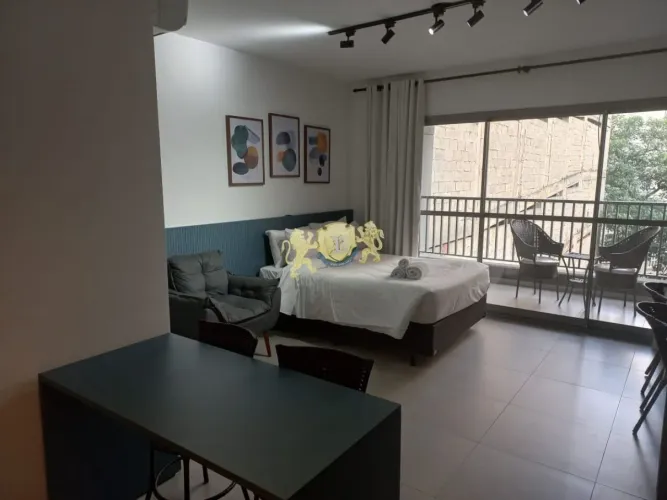Flat mobiliado à venda no Jardins | 37m² | 1 Dormitório
