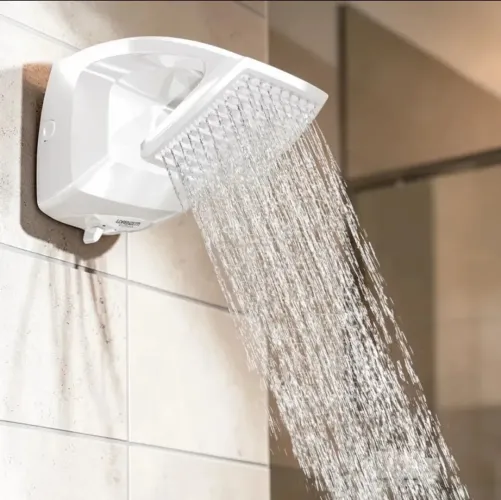 Ducha Futura Multitemperaturas 127v, 5500W, Lorenzetti Branco