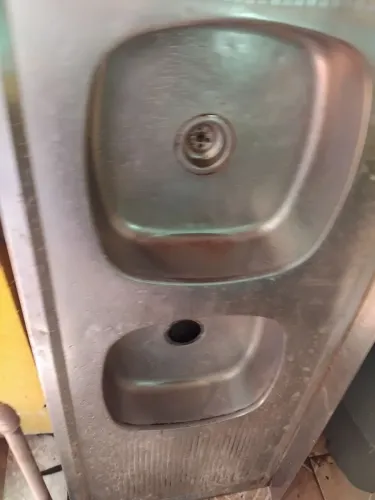 Pia inox 2 cubas