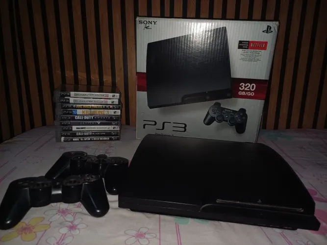 Playstation 3 slim 320G + jogos