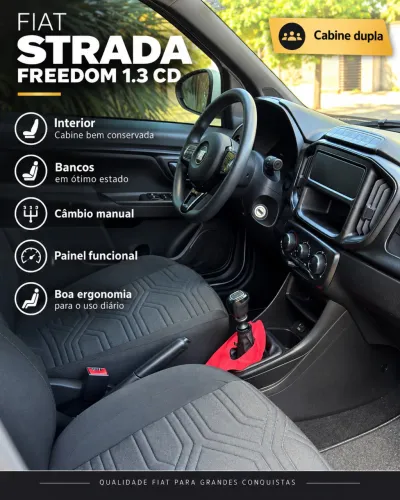 Fiat Strada Freedom 1.3 Flex 8V CD 2023