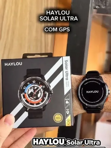 Relógio Inteligente Haylou Ultra em Português com GPS Integrado Lacrado Original 