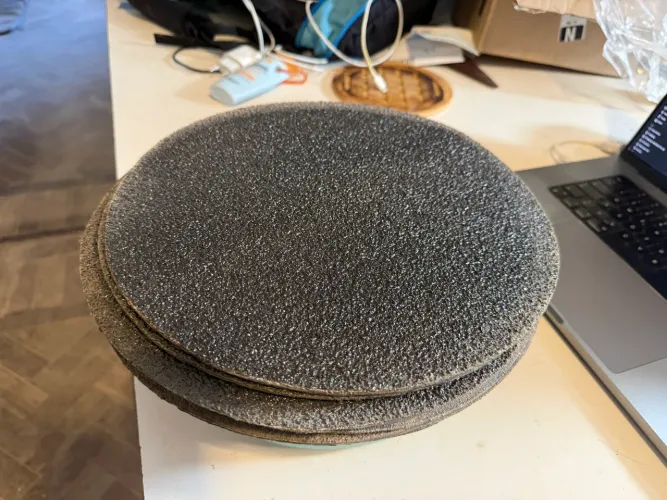 Discos abrasivos 29 cm para máquina de piso / enceradeira industrial, para lixadeira