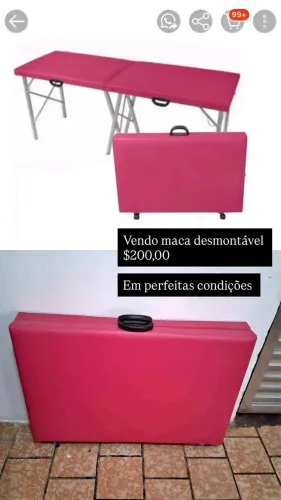 Maca desmontável 