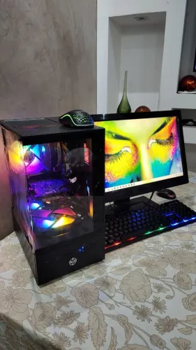 Pc Core i3 c/ placa de vídeo dedicada, 12gb memória, hd 1tb, ssd 64gb. Parcelo 12x cartão