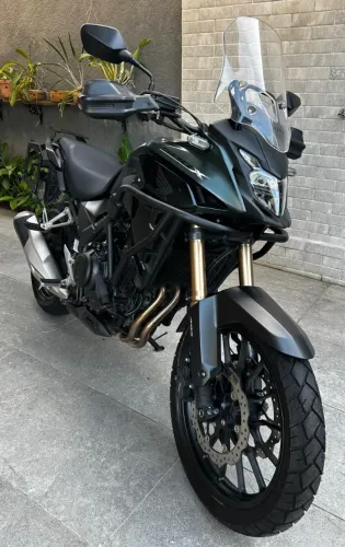 HONDA CB 500X 2023 VERDE com 27.200 km