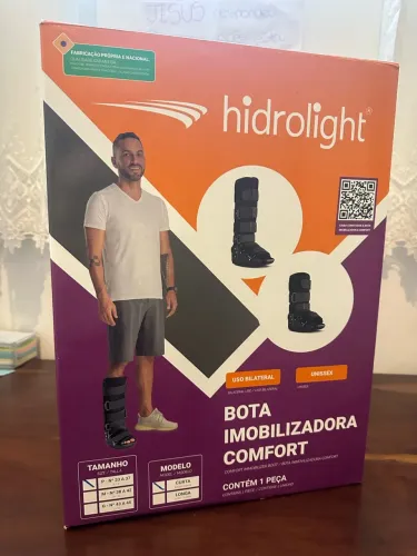 Bota Imobilizadora Comfort Curta N 33 a 37 - Hidrolight Unissex 