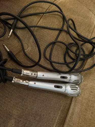 2 microfones tectoy