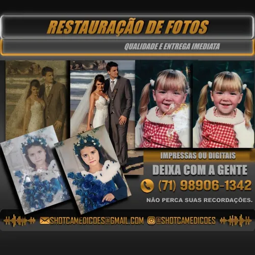 Restauração de fotos 