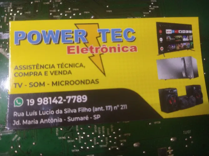 Assistência técnica em Tvs,Som e Microondas!Estamos em Sumaré!Bairro Maria Antônia!