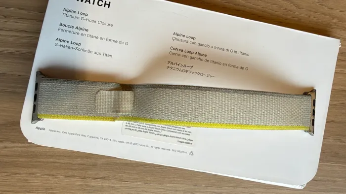 Pulseira Apple Watch Ultra trail loop lemon original 