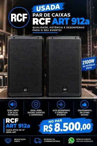 PAR caixa ativa RCF ART 912a