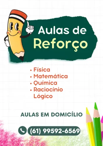 Professor de Física | Matemática e Química - ENEM, PAS, Concurso e Faculdade