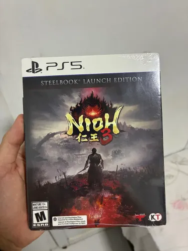 Nioh 3 ps5 jogo+steelbook lacrado 