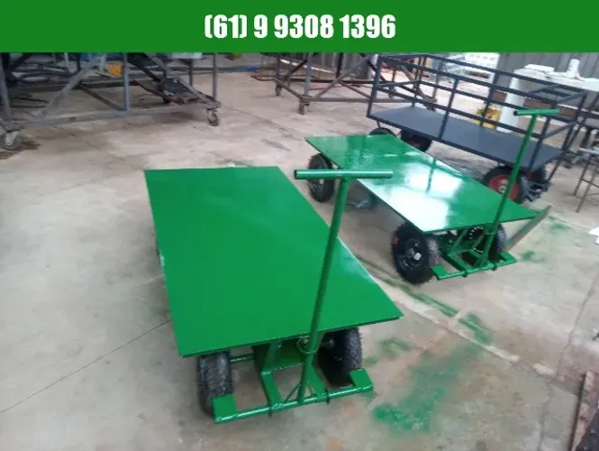 Carrinho Plataforma industrial novo - 400kg