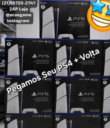 PS5 SLIM LACRADO / PEGO SEU PS4