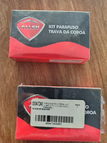 Kit parafuso trava coroa Suzuki yes intruder completo