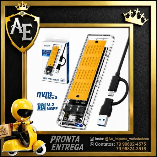 Mini Case para SSD M.2 NVME